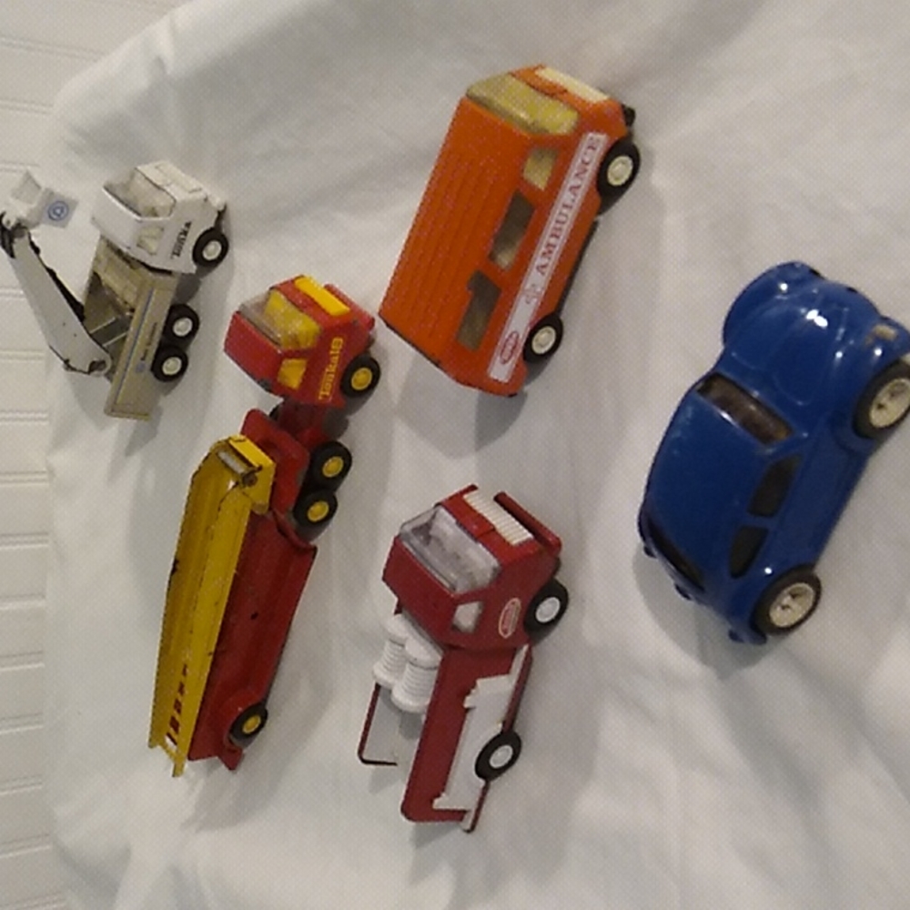 LAST DROP!! 5 Vintage Tonka Pressed Steel Vehicles